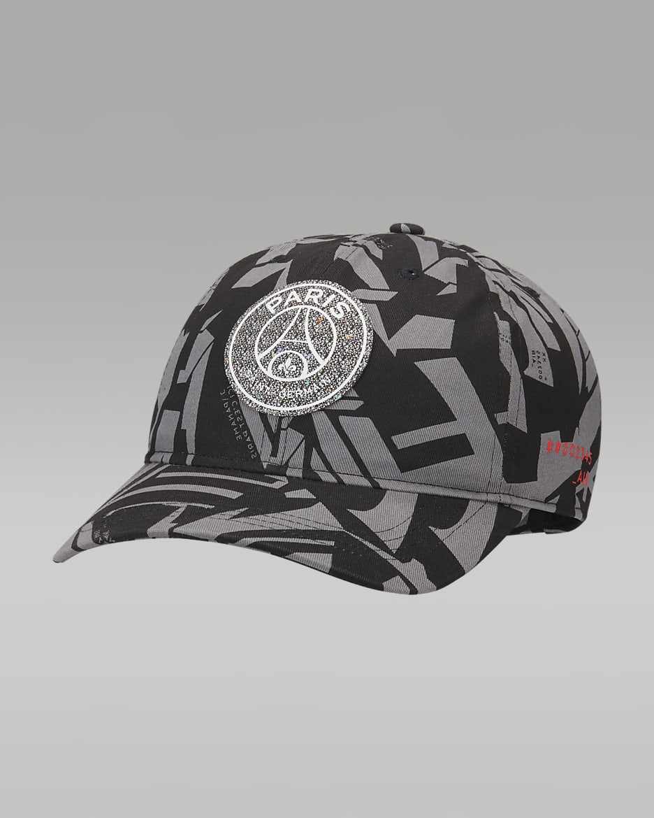 Paris Saint Germain Big Kids Adjustable Curved Brim Cap. Nike